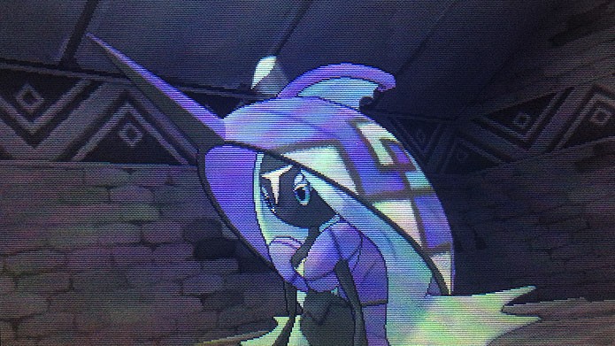 Tapu Fini, pokémon lendário e guardião de Poni Island (Foto: Reprodução/Tais Carvalho)