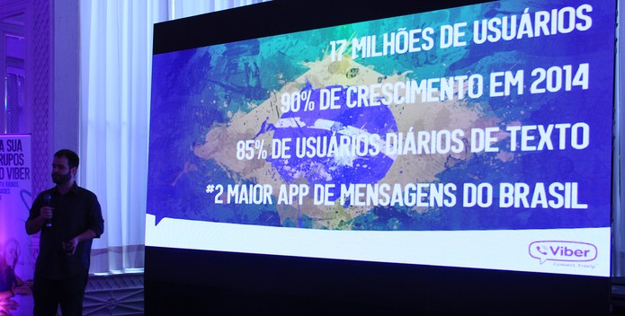 Viber celebra como segundo app de mensagens mais popular no Brasil (Foto: TechTudo/Renato Bazan) Viber celebra como segundo app de mensagens mais popular no Brasil (Foto: TechTudo/Renato Bazan)