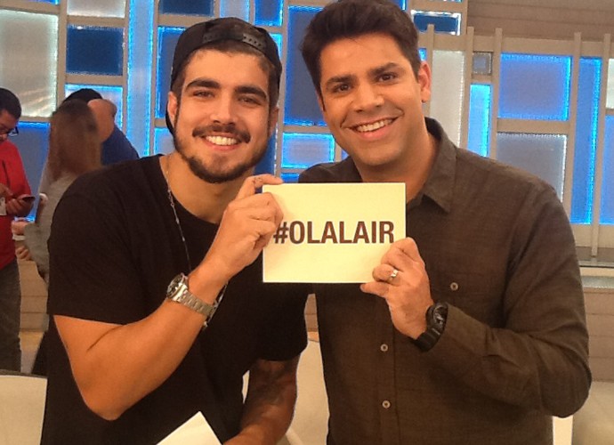 Caio Castro é o entrevista do #OláLair (Foto: Gshow)