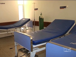 Após impasse, hospital Bernardo do Mearim (MA) parou de funcionar (Foto: Reprodução / TV Mirante) Após impasse, hospital Bernardo do Mearim (MA) parou de funcionar (Foto: Reprodução / TV Mirante)