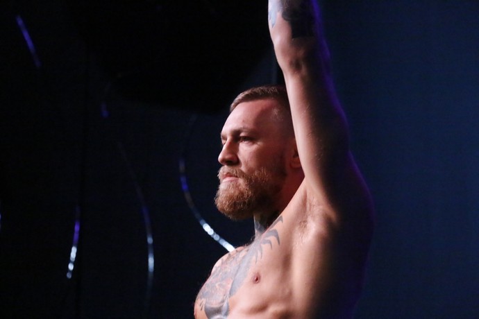 Conor McGregor; Treino aberto; UFC 202 (Foto: Evelyn Rodrigues)