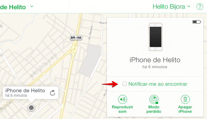 Ativando alerta sobre a localização do iPhone (Foto: Reprodução/Helito Bijora) (Foto: Ativando alerta sobre a localização do iPhone (Foto: Reprodução/Helito Bijora) ) Ativando alerta sobre a localização do iPhone (Foto: Reprodução/Helito Bijora) (Foto: Ativando alerta sobre a localização do iPhone (Foto: Reprodução/Helito Bijora) )