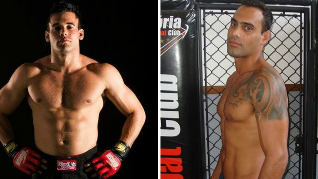 Quemoel Lobo x Cláudio Rios é mais uma luta confirmada no HCC 14 (Foto: Montagem sobre fotos do HCC)