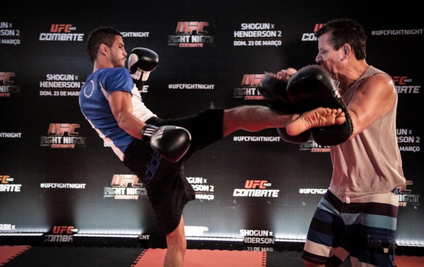 Leo Santos treino MMA UFC (Foto: Rodrigo Malinverni)