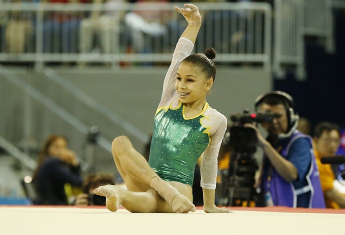 Flavia Lopes Saraiva bronze Pan-Americano (Foto: Geoff Burke/Reuters)