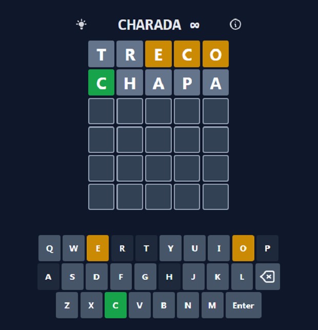 Charada: veja versões em português do jogo Wordle (Foto: Reprodução)