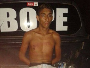 Foragido disse nome falso, mas foi identificado e preso, conforme a polícia (Foto: Polícia/Arquivo/Divulgação)