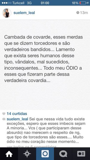 Desabafo esposa do andre santos suelem Leal (Foto: Reprodução / Instagram)