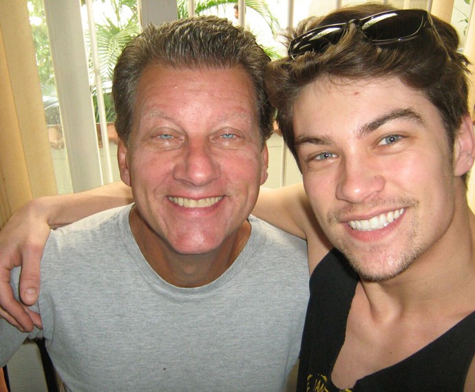 Guy Sander e o filho Raphael (Foto: Arquivo pessoal)
