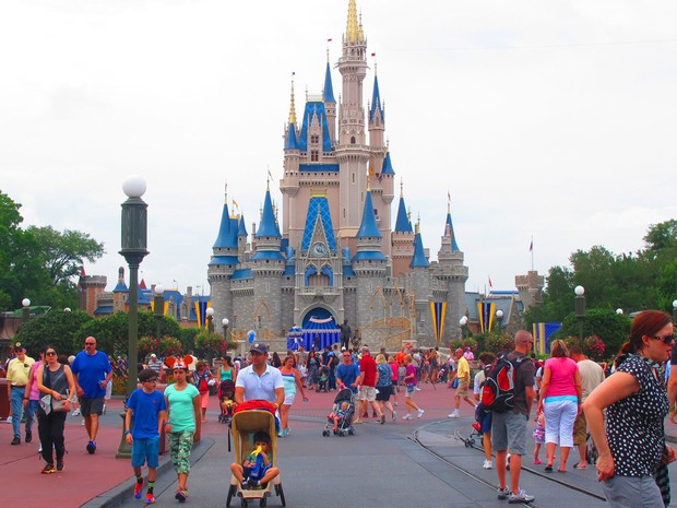Com o famoso Castelo da Cinderela, o Magic Kingdom, da Disney, ficou em quarto lugar na pesquisa (Foto: Flávia Mantovani/G1)