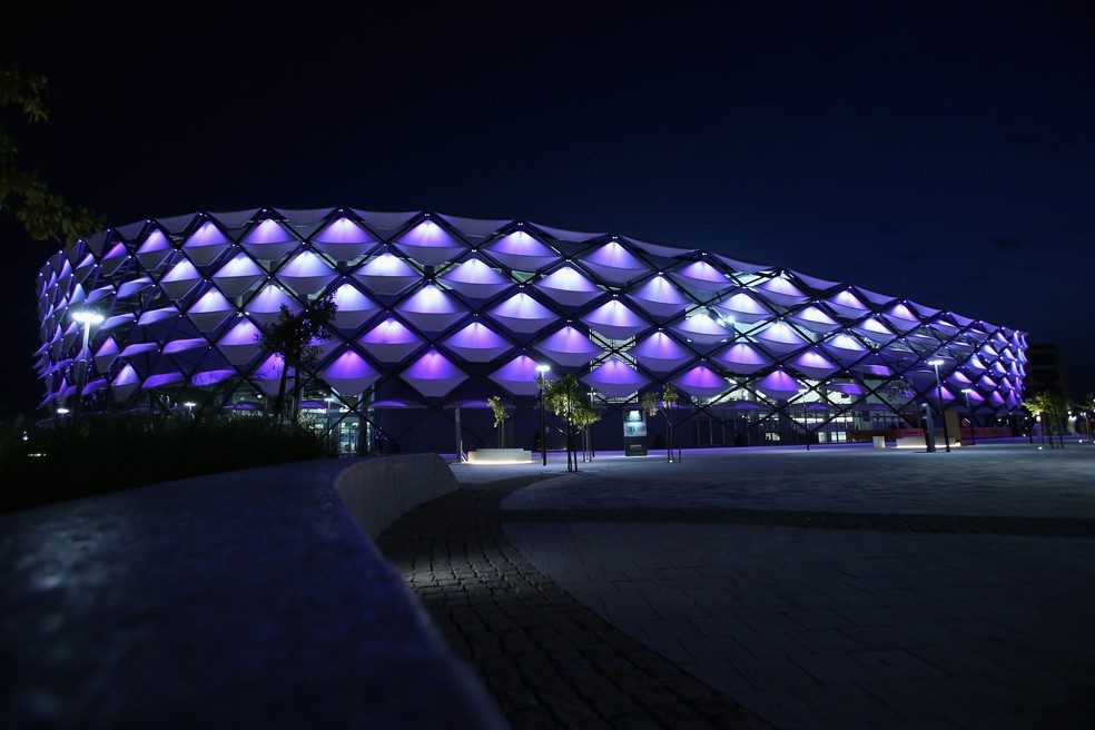 Estádio Hazza Bin Zayed, em Al Ain, vai receber estreia do campeão da Libertadores no Mundial (Foto: Getty Images)