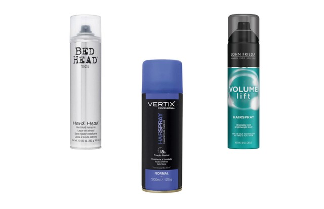 Spray fixador TIGI Bed Head, Vertix e John Frieda (Foto: Reprodução/ Amazon)