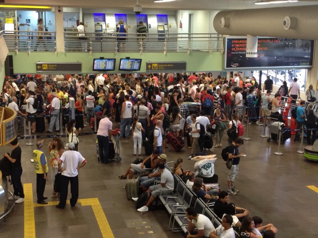 Movimento foi alto na manhã desta sexta-feira  (Foto: João Salgado/RBS TV)