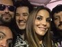 Ivete Sangalo posa com integrantes do Jota Quest no Rock in Rio