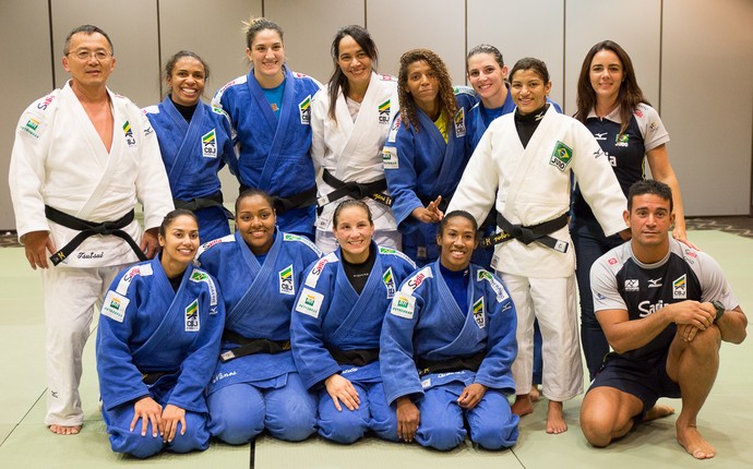 Seleção brasileira judô Pan Edmonton  (Foto: Rafael Burza/CBJ)