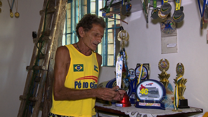 Corredor Fiel Martins vai disputar a Volta de Aracaju (Foto: Reprodução/TV Sergipe)