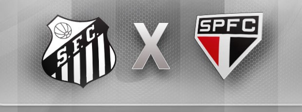 Confronto Escudos - Santos x São Paulo (Foto: Editoria de arte / Globoesporte.com)