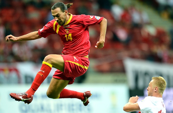Dejan Damjanovic jogo Montenegro (Foto: AFP)