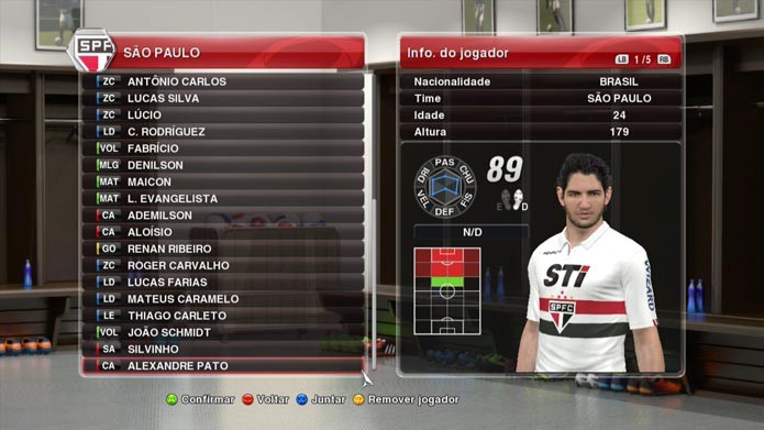 PES 2014: como transferir jogadores entre times manualmente (Foto: Reprodução/Murilo Molina)