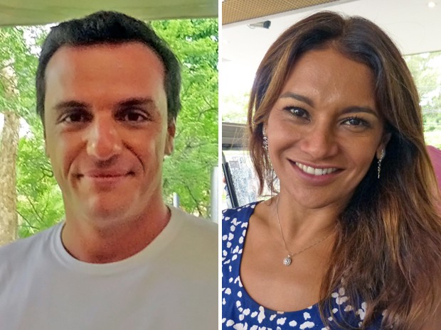 Rodrigo Lombardi e Dira Paes (Foto: TV Globo/ Mais Você) Rodrigo Lombardi e Dira Paes (Foto: TV Globo/ Mais Você)
