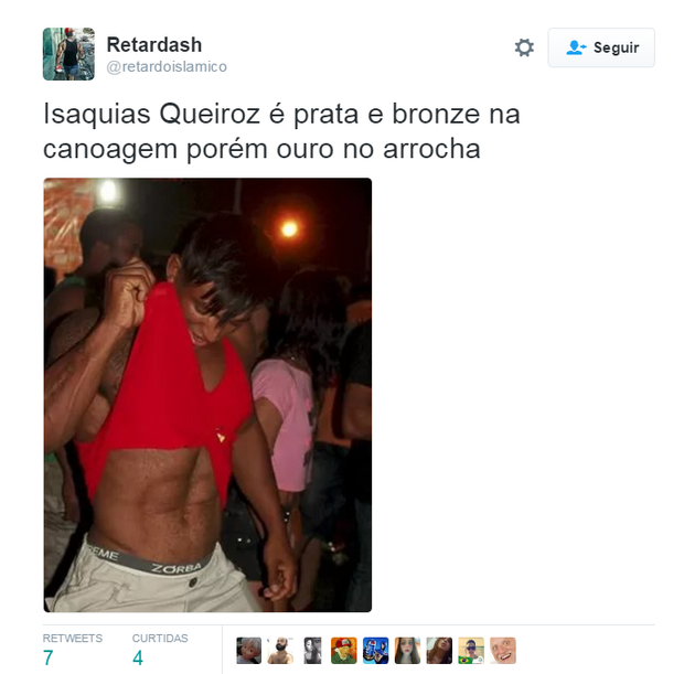 Comentários sobre o gosto de Isaquias Queiroz pelo arrocha (Foto: Reprodução / Internet)