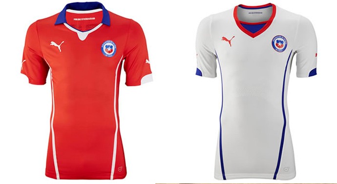 chile camisa copa Every single World Cup kit (all 32 teams, home & away) on one page