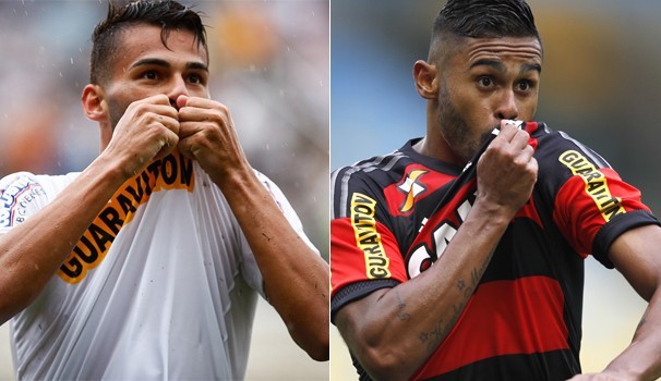 Santos e Flamengo jogam na Vila Belmiro nesta quinta (Foto: Divulgação)