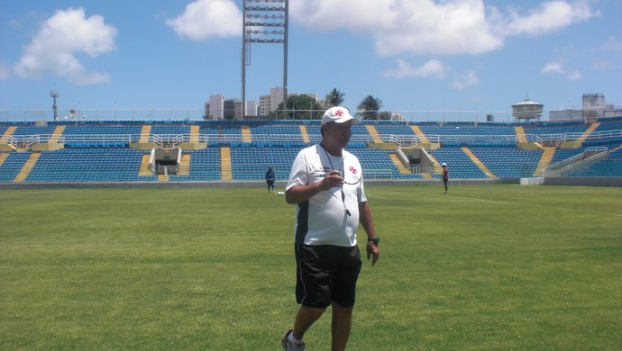 Joel, treino, Vasco, Estádio Presidente Vargas   (Foto: Thaís Jorge )