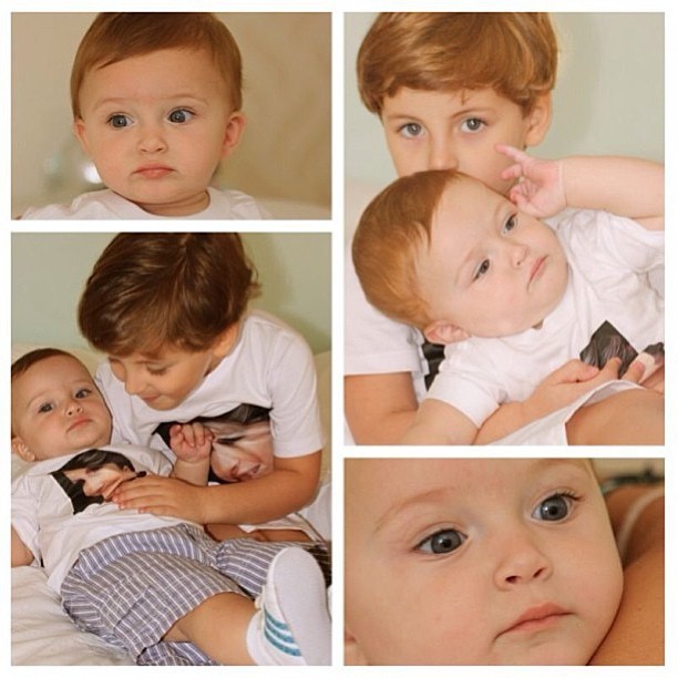 Davi e Rafael, filhos de Claudia Leitte (Foto: Instagram/ Reprodução)