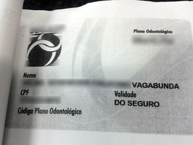 Imagem de cartão está anexada ao processo (Foto: André Souza/ G1)