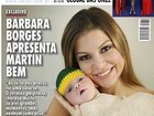 Bárbara Borges apresenta o filho em capa de revista: 'Maior realização'