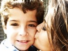 Nanda Costa enche de beijos seu filho em 'Salve Jorge': 'Amor sem fim'