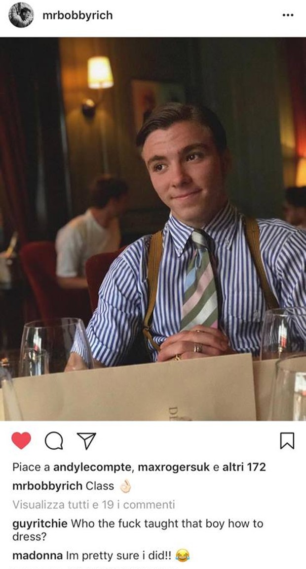 Rocco, filho de Madonna e Guy Ritchie (Foto: Reprodução/Instagram) Rocco, filho de Madonna e Guy Ritchie (Foto: Reprodução/Instagram)