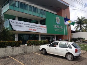 Fachada do Conselho Regional de Medicina em Roraima (Foto: Vanessa Lima/G1 RR)