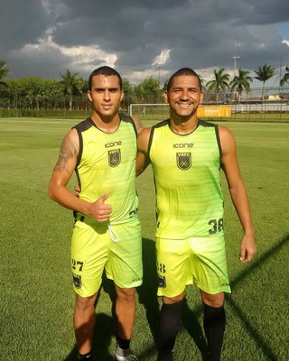Luan e Maílson treinam juntos pela primeira vez após retorno (Foto: Reprodução/Instagram)