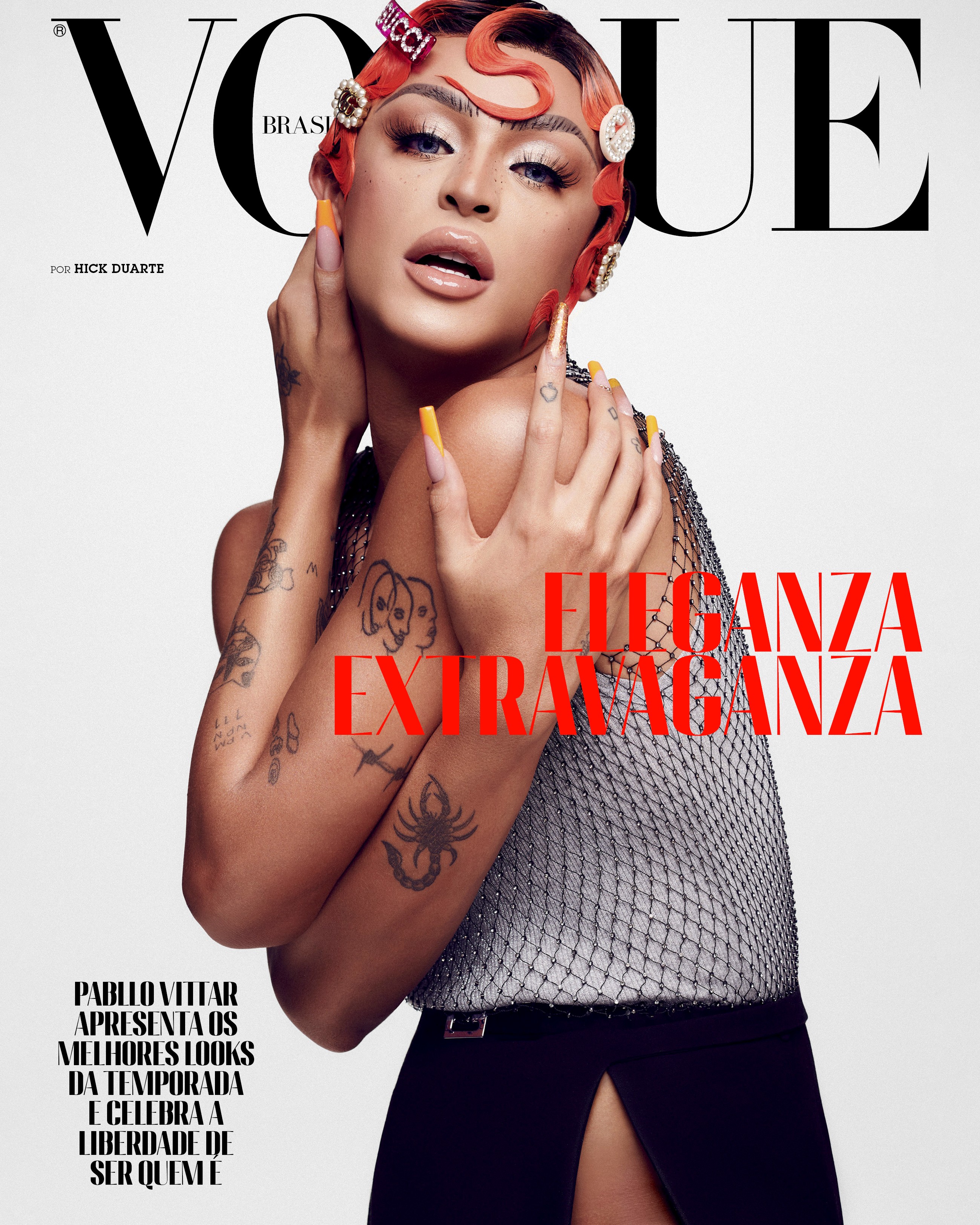 Pabllo Vittar para Vogue de outubro 2020 (Foto: Vogue Brasil/ Hick Duarte)