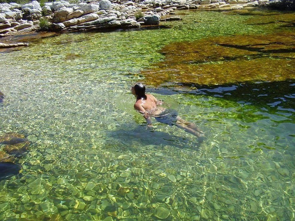 Uma das principais atrações em São João Batista do Glória (MG) é o Paraíso Perdido com suas águas cristalinas (Foto: Wladis Mendonça)