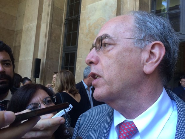 Pedro Parente, em evento da ANP no Rio de Janeiro, nesta terça-feira (1). (Foto: Daniel Silveira/G1)