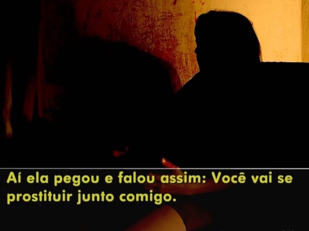 Menor disse que teve de se prostituir para ficar na casa (Foto: Reprodução/ TV TEM) Menor disse que teve de se prostituir para ficar na casa (Foto: Reprodução/ TV TEM)