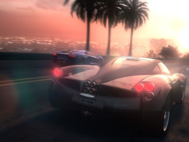 Carrões de &#39;The Crew&#39; fazem corrida em Los Angeles (Foto: Divulgação/Ubisoft)