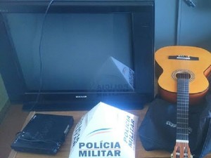 Assalto em Cras de Camacho (Foto: Polícia Militar/Divulgação)