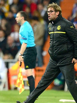 Juergen Klopp jogo Real Madrid Borussia Dortmund (Foto: AFP) Juergen Klopp jogo Real Madrid Borussia Dortmund (Foto: AFP)