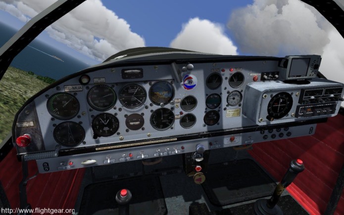 world scenery in flightgear