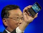 BlackBerry registra lucro no trimestre e busca acabar com queda na receita