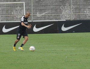 Emerson Sheik treino Corinthians (Foto: Rodrigo Faber)
