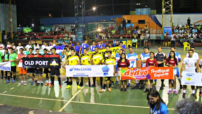 Abertura da Copa Rede Amazônica de Futsal em Rondônia (Foto: Angelina Ayres)