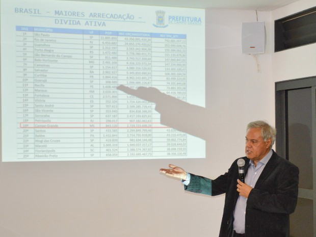 Secretário de Planejamento, Finanças e Controle de Campo Grande, Disney de Souza Fernandes (Foto: Anderson Viegas/Do G1 MS)