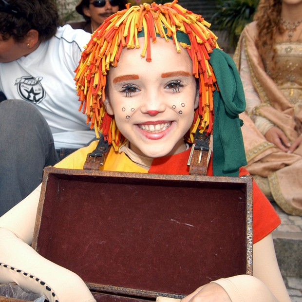 Entre 2001 e 2006, Isabelle interpretou a boneca de pano Emilia, no seriado infantil 'Sítio do Picapau Amarelo', baseado no clássico de Monteiro Lobato (Foto: Divulgação/TV Globo)