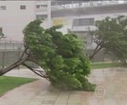 De Okinawa, tufão segue 
para Kyushu (Reprodução)