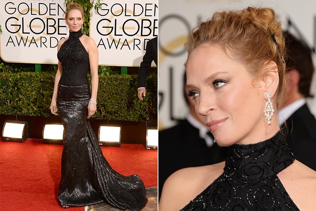 Galeria Coques Golden Globe - Uma Thurman (Foto: Agência Getty Images)